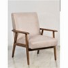 Sapphtopaz Accent Chair 25.38'' Wide Classic Wood Frame Arm Chair Lounge Chair Modern Living Room Chair Comfy Chair for Living Room - 4 of 4