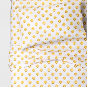 Gigabyte Grins Face Sheet Set (Full) - Pillowfort , Yellow