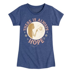 Girls' - Disney - There Is Always Hope Fitted Short Sleeve Graphic T-Shirt - 1 of 4