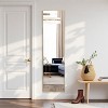 FONTOI Arched/Rectangle Full Length Floor Mirror with Aluminum Alloy Frame Large Standing Mirror for Bedroom Living Room Entryway Bathroom - 2 of 4