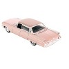 1961 Cadillac Sedan DeVille Metallic Pink 1/87 (HO) Scale Diecast Model Car by Oxford Diecast - 3 of 3