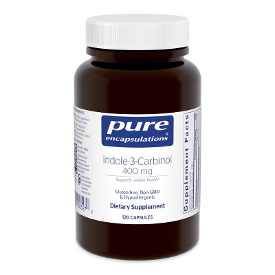 Pure Encapsulations Indole-3-Carbinol 400 mg - Supports Healthy Breast, and Cervical Cell Function