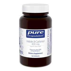 Pure Encapsulations Indole-3-Carbinol 400 mg - Supports Healthy Breast, and Cervical Cell Function - 1 of 4