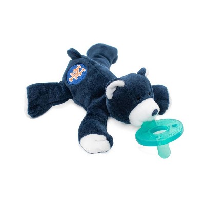 WubbaNub Pacifier - MLB New York Mets Bear