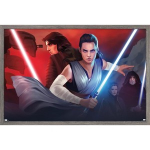 Trends International Star Wars: The Last Jedi By Salena Barnes Framed Wall Poster Prints - 1 of 4