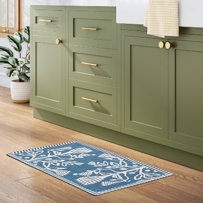 1'8x2'10 Rug Blue Floral - Threshold™