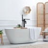 WOWOW Brass Freestanding Bathtub Faucet Single-Handle Floor Mount Bath Tub Faucet with Hand Shower - 2 of 4