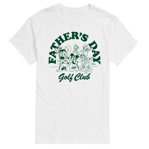 Men's - Disney - Mickey Minnie Donald Daisy Chip Dale Father's Day Golf Club Short Sleeve Graphic T-Shirt - 1 of 4