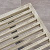 Fresno Acacia Wood Patio Dining Bench Light Gray - Christopher Knight Home: Weather-Resistant, 3-Seater Outdoor Picnic Bench - 3 of 4