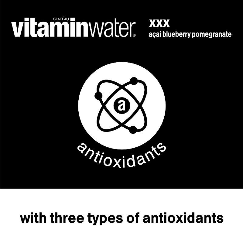 vitaminwater xxx a&#231;ai- blueberry-pomegranate - 6pk/16.9 fl oz Bottles, 3 of 11
