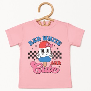 The Juniper Shop Red White And Cute Popsicle Toddler Short Sleeve Tee - 1 of 4