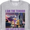 Men's - Disney - Darkwing Duck I Am The Terror That Flaps In The Night Graphic Fleece Sweatshirt - 2 of 4