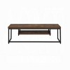 INFURNIC TV Stands and Consoles Weathered Oak TV Stand with Open Shelf Media Compartment for Living Room, Brown, 47"*16"*16" - 2 of 4