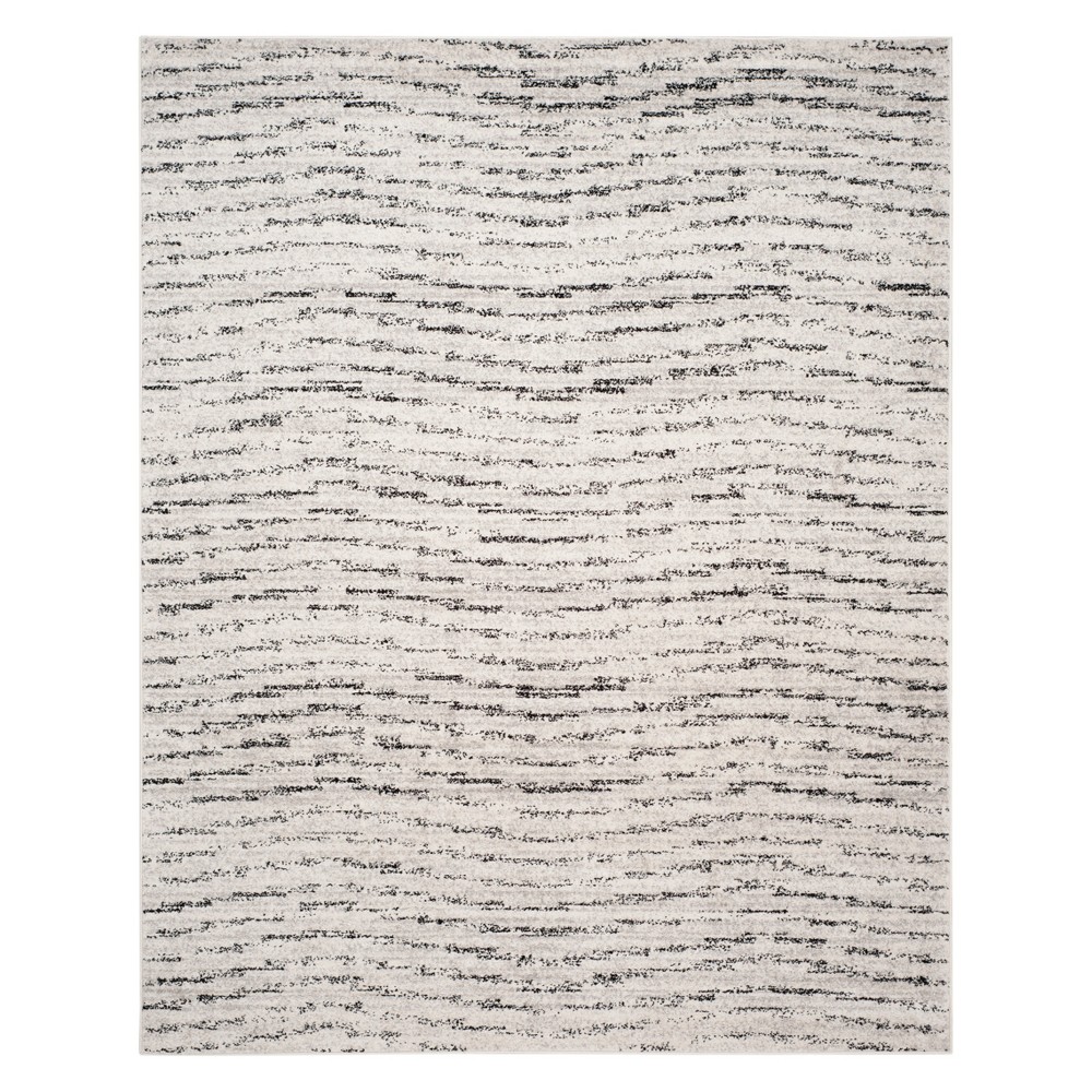 9'X12' Spacedye Design Area Rug Ivory/Silver - Safavieh