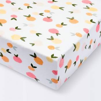 Polyester Rayon Fitted Crib Sheet - Citrus - Cloud Island™