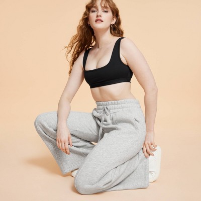 Blogilates Women's Travel Trouser High-Rise Wide Leg Sweatpants