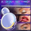 VANITII 32'' x 23'' Vanity Mirror with Lights RGB Bluetooth Wall Mount Tabletop Metal White - 2 of 4