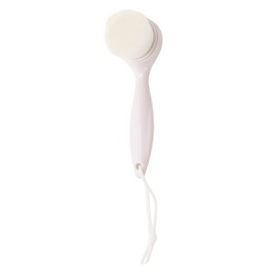 Unique Bargains Soft ABS PBT Wool Facial Cleansing Brush with Long Handle 1 Pc - 1 of 4