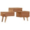 vidaXL TV Stand Honey Solid acacia wood Medium TV Stand Rectangular - 3 of 4