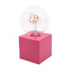 New View Lips Filament Light Bulb Dark Pink - 2 of 3