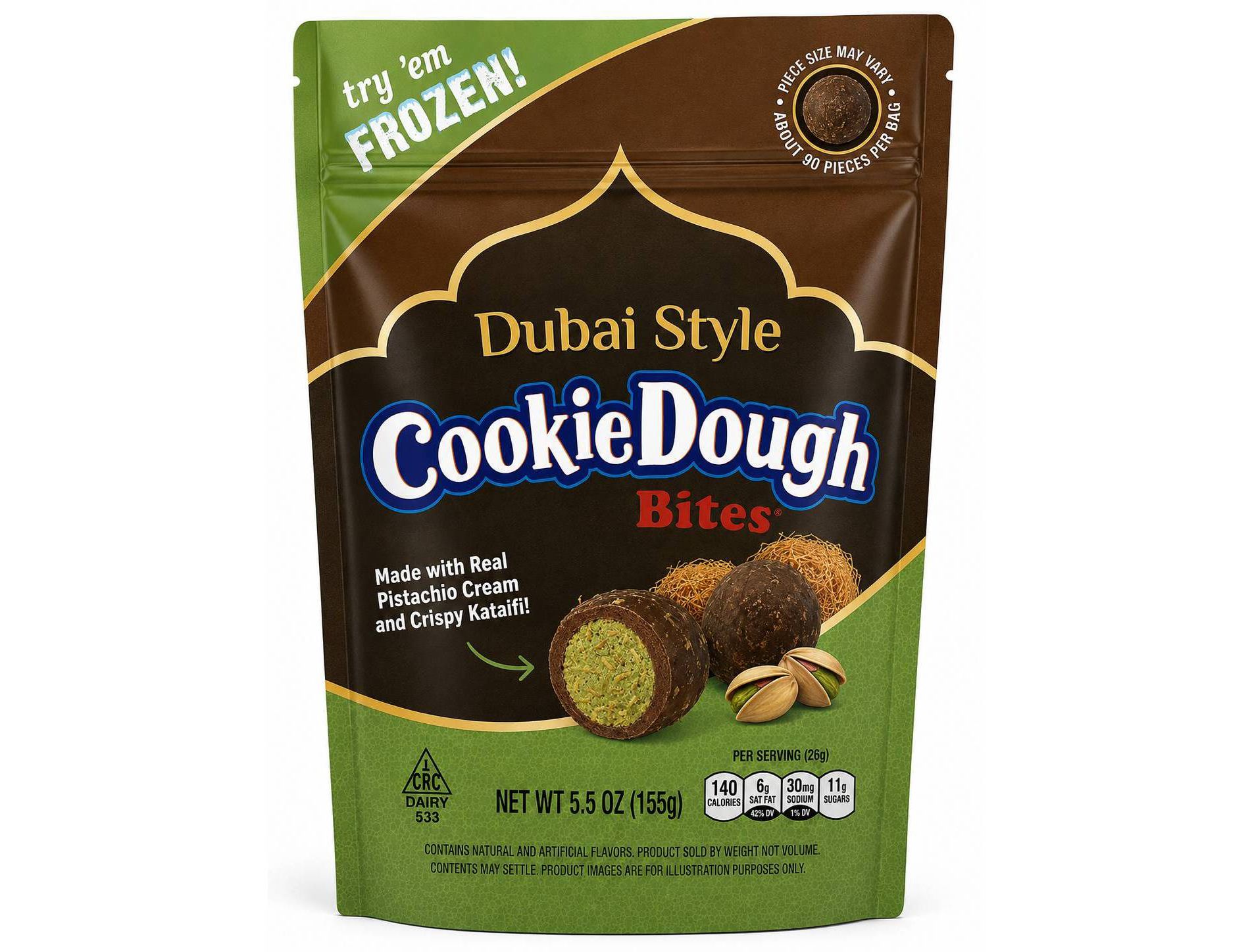 Taste of Nature Dubai Style Cookie Dough Bites - 5.5oz