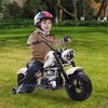 Jojoka 36V Electric Dirt Bike for Kids & Teens, 350W Motorcycle Ride On w/Suspension, Training Wheels, Music - 3 of 4