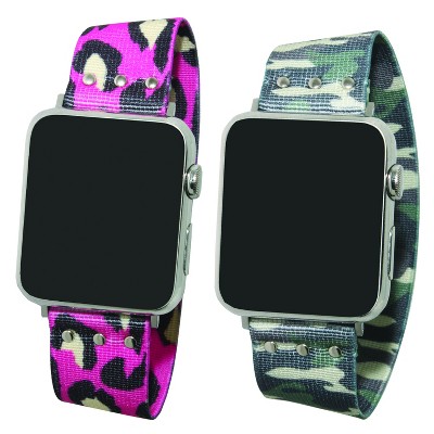 Salty USA Pink Leopard Print Apple Watch Band