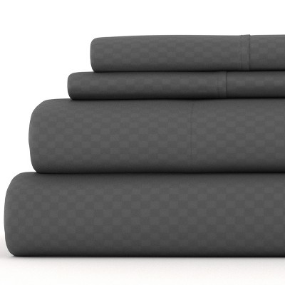 Luxe Embossed 4 Piece Sheet Set - Ultra Soft, Easy Care - Becky Cameron