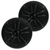 BOSS 6.5" 360W Dual Cone Black Marine Boat Outdoor Audio Speakers, 4pk | MR6B - 2 of 4