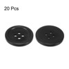 Unique Bargains Sewing Resin Round Flat 4-Hole Replacement Craft Buttons 20 Pcs - 3 of 4