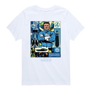 Boys' - Marvel - Fantastic Four Mister Fantastic Reed Richards Short Sleeve Graphic T-Shirt - 1 of 4