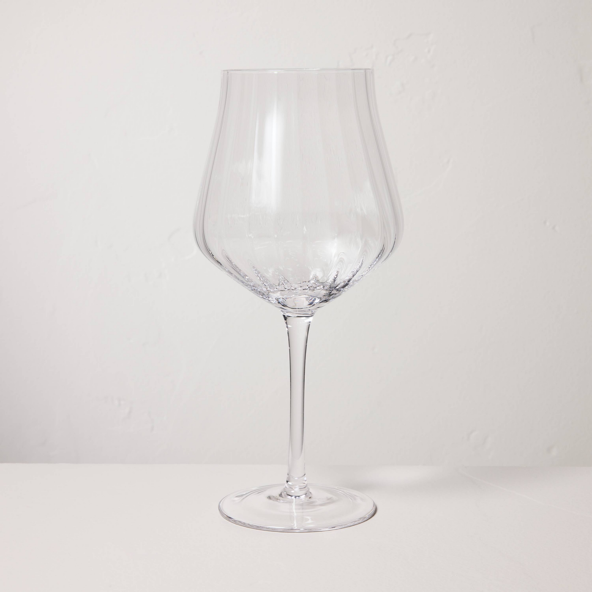 20oz Wine Glass Clear - Hearth & Hand™ with Magnolia