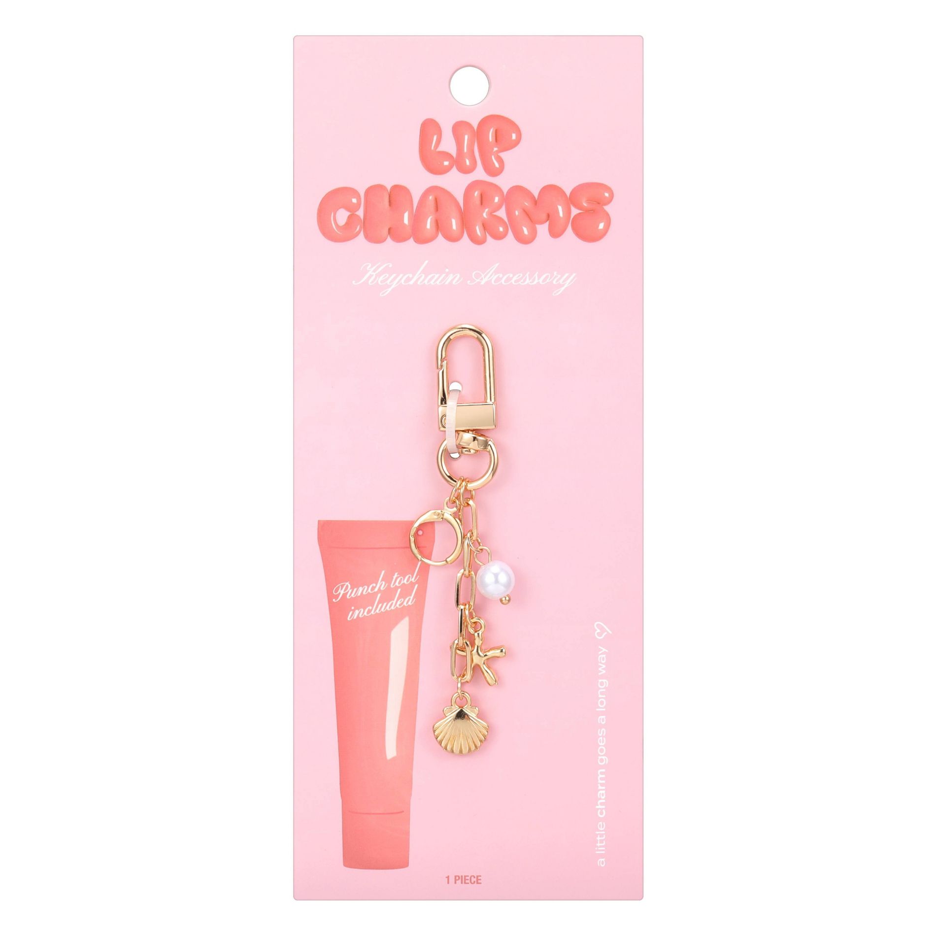 Studio Artifact Lip Charm Keychain Accessory - Seaside