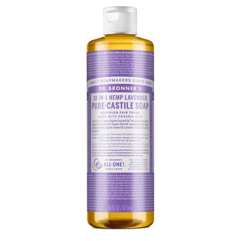 Dr. Bronner's Pure Castile Soap - Lavender - 16 fl oz - image 1 of 3