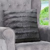 Cheer Collection Decorative Faux Fur Throw Pillow Cover (Pillowcase Only) - 2 of 4