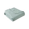 Oversized Quilted Throw Seafoam 60x70in - 3 of 4