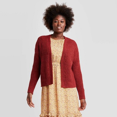 target red cardigan