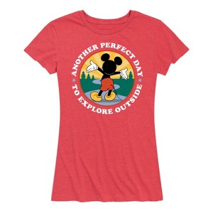 Women's - Disney - Perfect Day Explore Outside Short Sleeve Graphic T-Shirt - 1 of 4