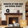 VEVOR Fireplace Mantel, 60" x 8" x 6", 50 lbs Weight Capacity, Natural Wood Mantel for Over Fireplace, Wall Mounted Floating Farmhouse Shelf,  Brown - 3 of 4