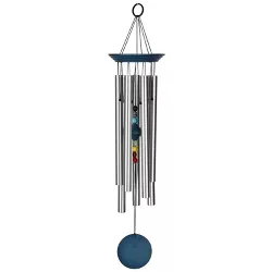 Woodstock Chimes Signature Collection, Woodstock Chakra Chime, 24'' Blue Wind Chime CC7LB