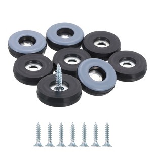 Unique Bargains Nail-on Round Chair Leg Protector for Carpet Hardwood Floors - 1 of 4