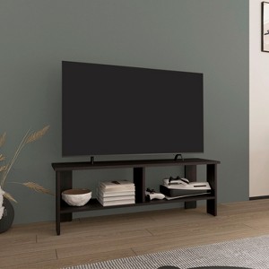 Sapphtopaz 47.3" Modern TV Stand for TVs Up to 60" Entertainment Center with 2-Tier Open Shelves Farmhouse Simple TV Stands for Living Room - 1 of 4