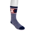 Game Day Unisex Heat Retainer Socks -Illinois OS (W7-13; M6-12) - 2 of 3