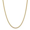 Black Bow Jewelry 3mm, 14k Yellow Gold, Solid Franco Chain Necklace - 3 of 4