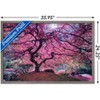 Trends International Pink Tree 2 by Moises Levy Framed Wall Poster Prints - 3 of 4