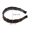 Unique Bargains Women's Synthetic Hair Braided Headband 1 Piece - 4 of 4