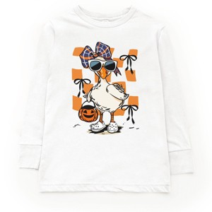 The Juniper Shop Halloween Goose Youth Long Sleeve Tee - 1 of 4