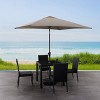 6.5' Square Titling Market Patio Umbrella - CorLiving - 3 of 4