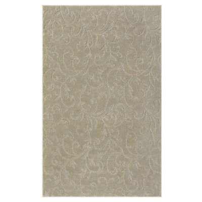 Washable Modern Solid Rug Non Slip Low Pile Rug Soft Contemporary Throw Floor Cover Foldable Indoor Carpet for Living Room Bedroom Playroom Nursery