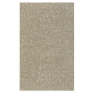 Washable Modern Solid Rug Non Slip Low Pile Rug Soft Contemporary Throw Floor Cover Foldable Indoor Carpet for Living Room Bedroom Playroom Nursery - 1 of 4